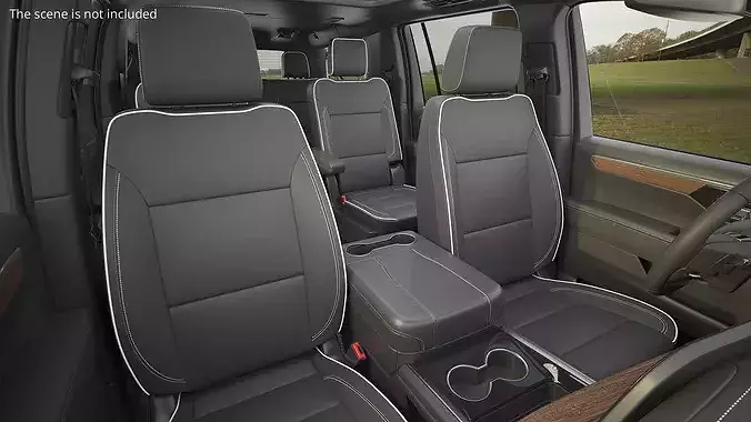 2025 Chevrolet Suburban Interior Dashboard 3D model 3