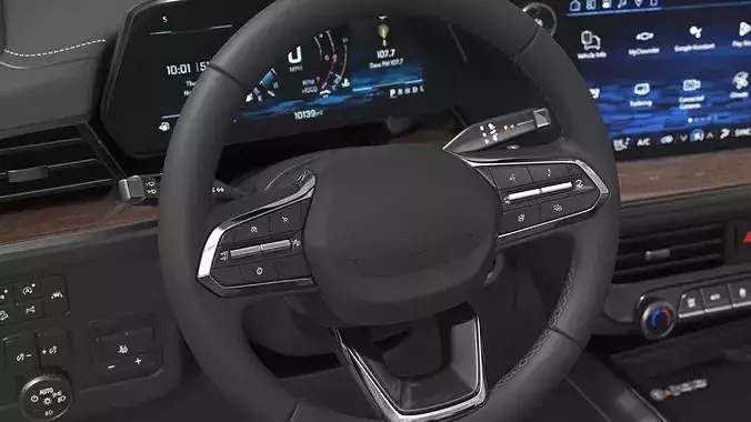 2025 Chevrolet Suburban Interior Dashboard 3D model 4