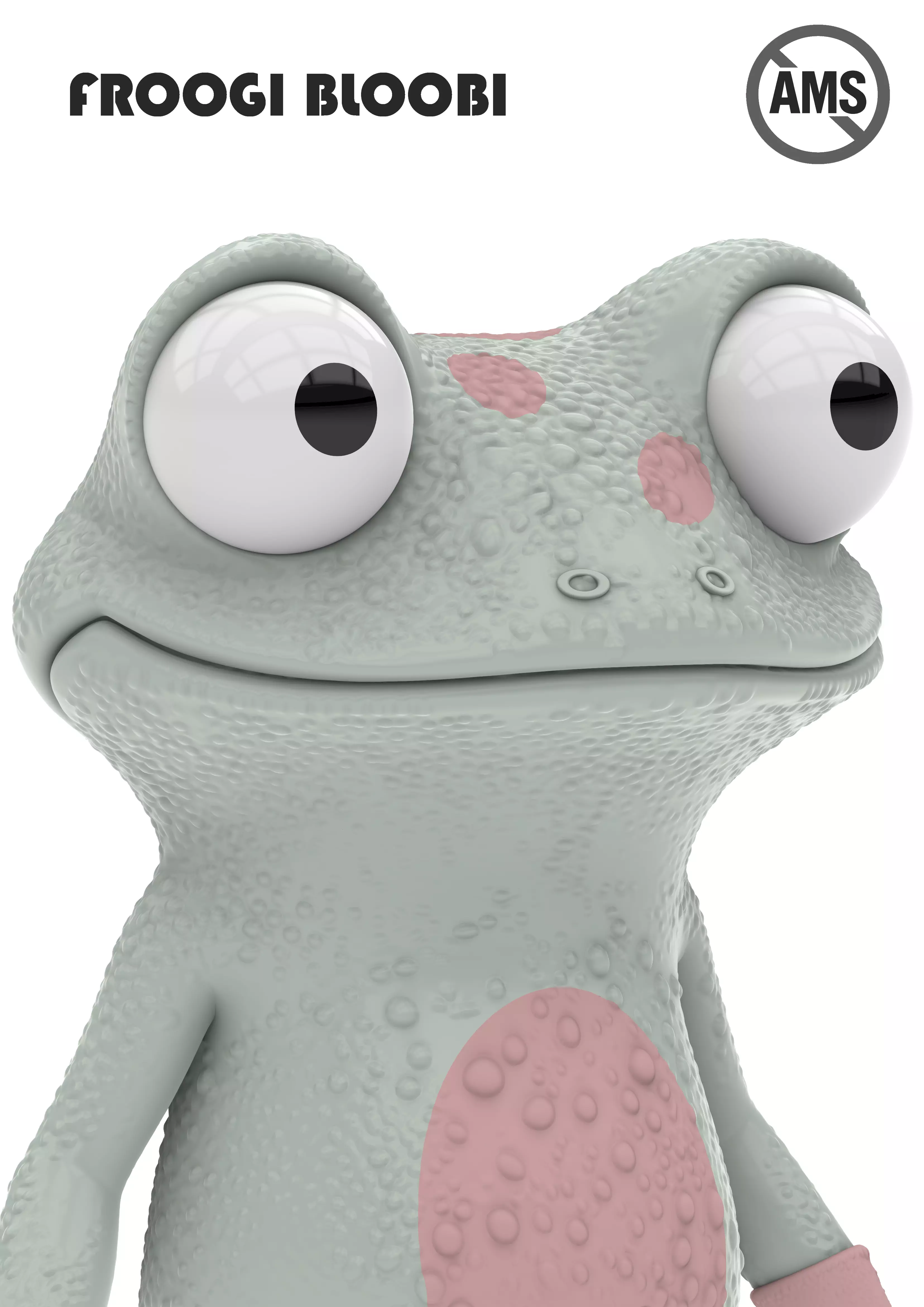 Frog Frosch Reptile Designer Animal 3D print model