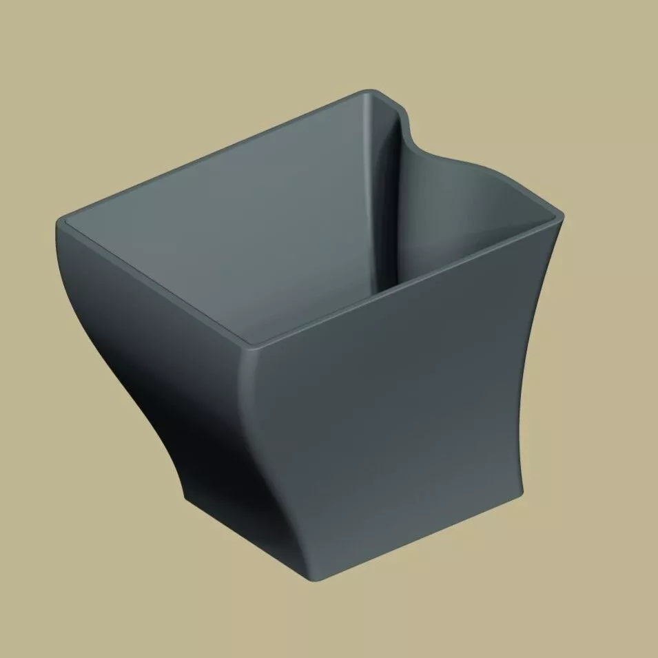 Modern Organic Vase 3D print model