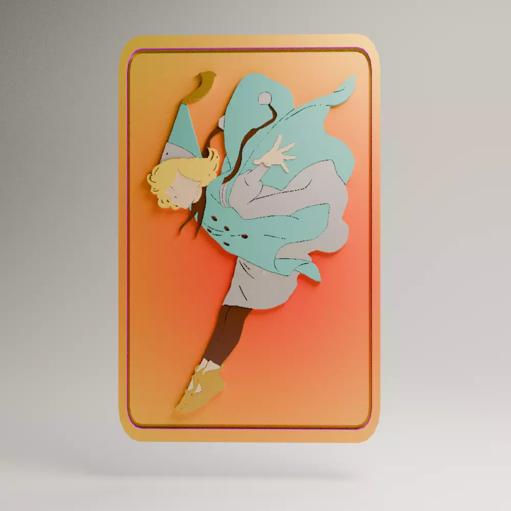Witch Hat Atelier Coco Card 3D print model