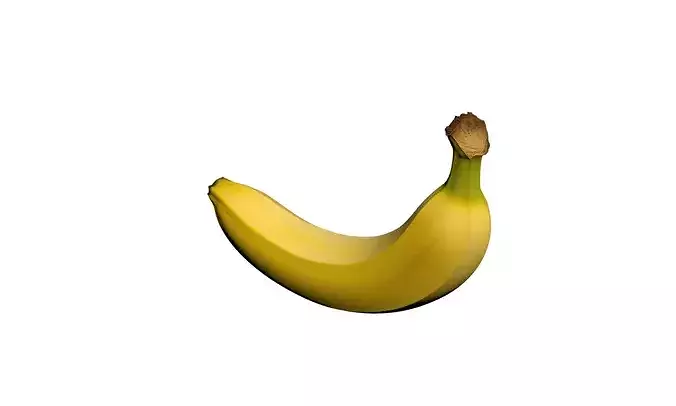 Banana Tropical Fruit Food 3D model 3