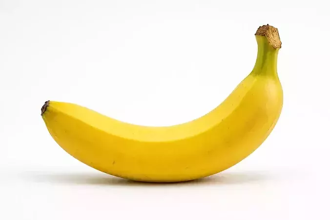 Banana Tropical Fruit Food 3D model