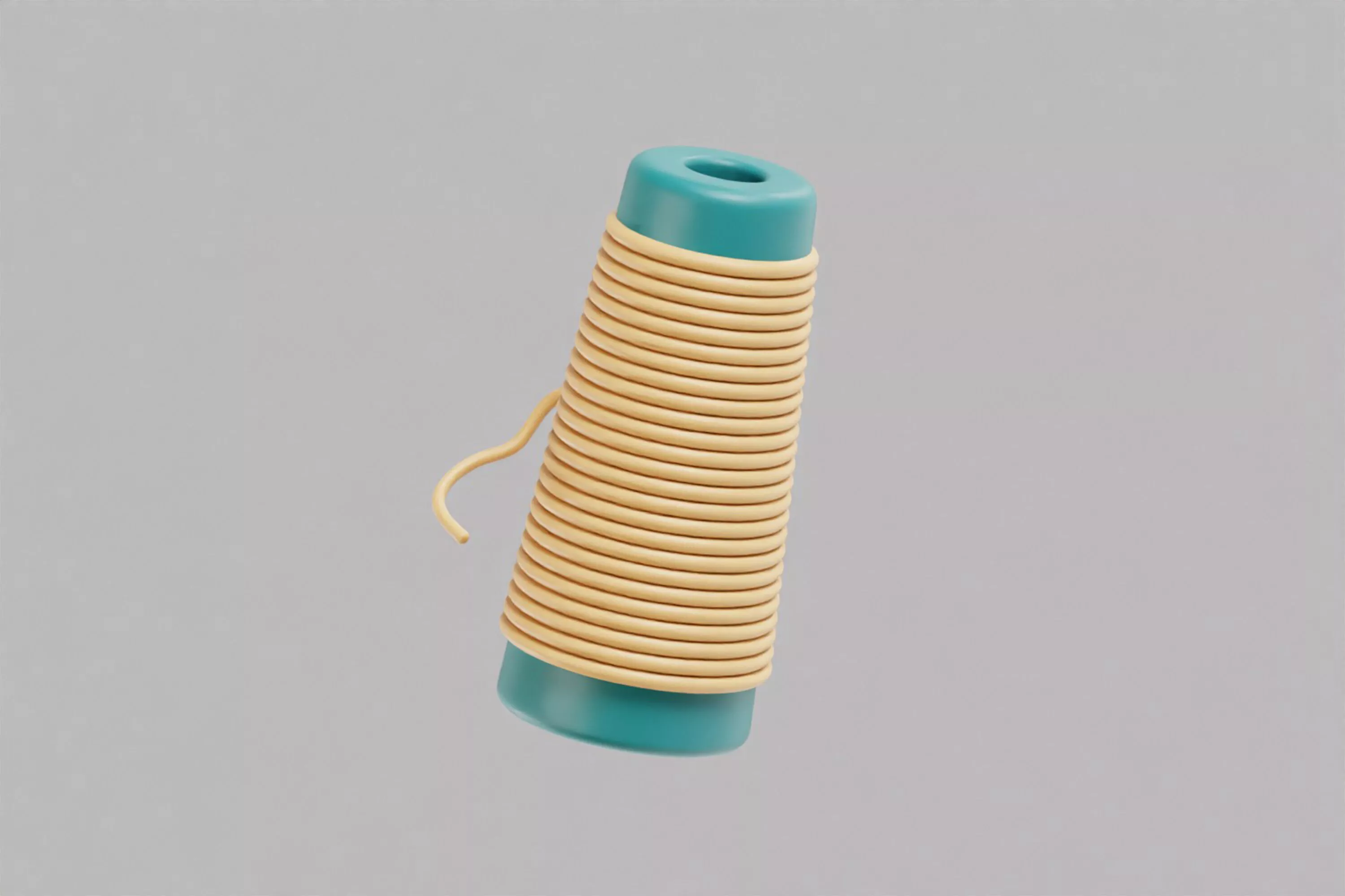 Sewing Thread Low-poly 3D model