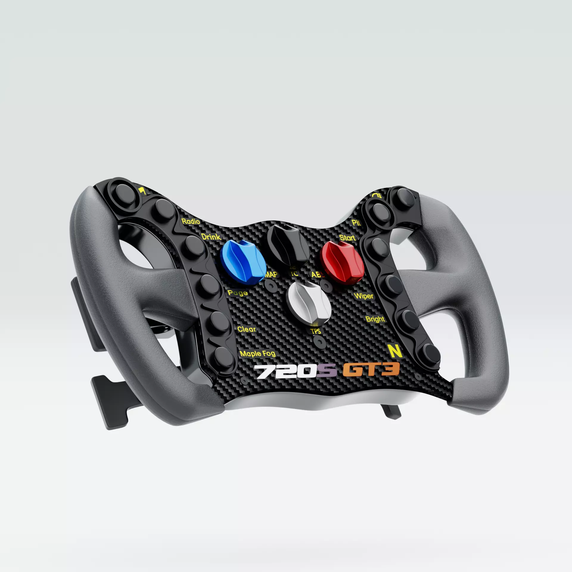 McLaren 720S GT3 Steering Wheel 3D model