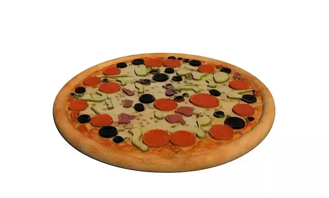 Pizza Italian Fast Food 3D model 3