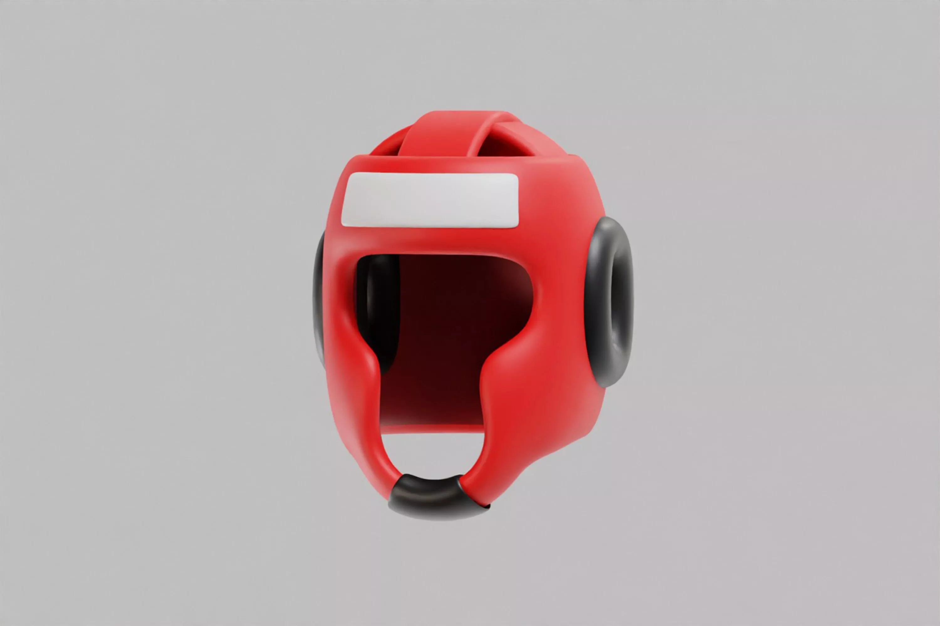 Boxing headgear Low-poly 3D model
