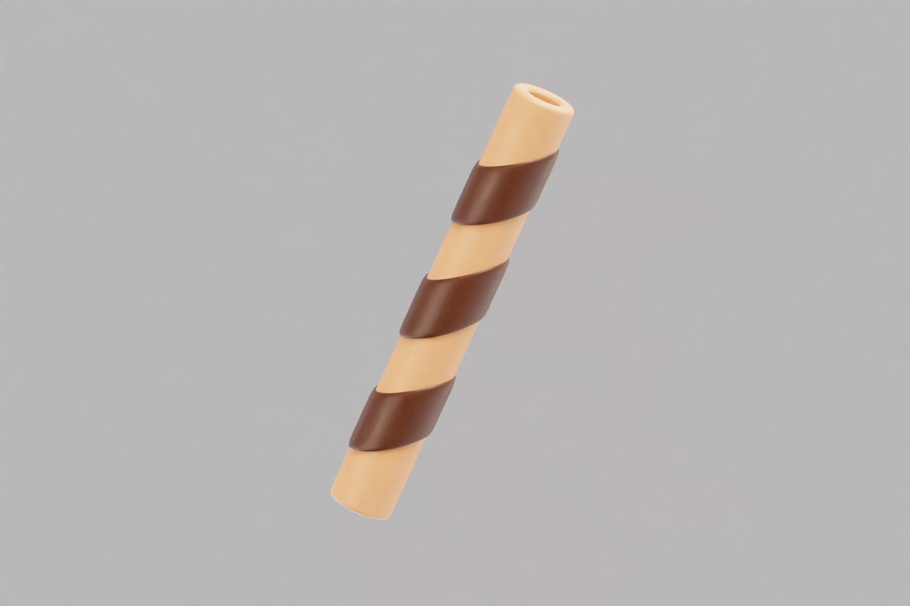 Chocolate Stick Low-poly 3D model