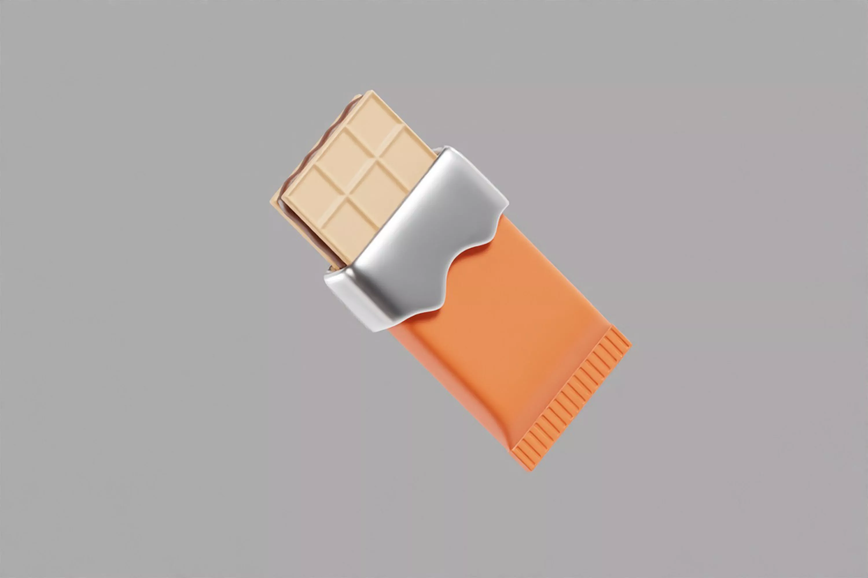 Chocolate With Pack Low-poly 3D model
