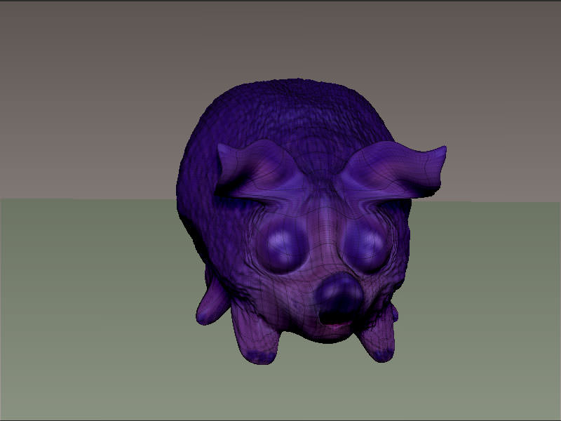 hedgehog animal with big eyes 3D print model_3