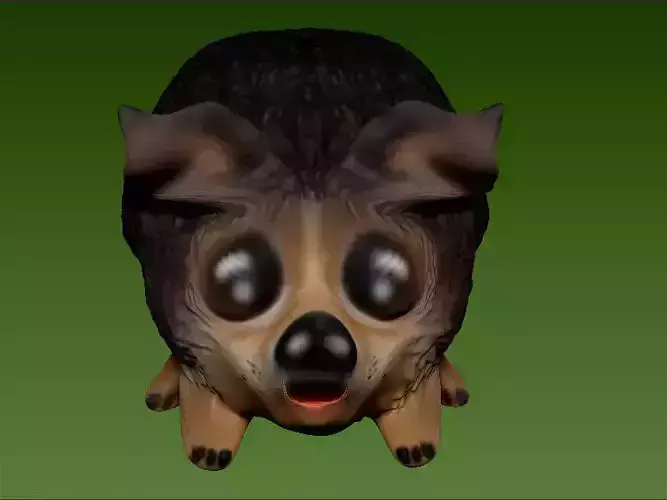 hedgehog animal with big eyes