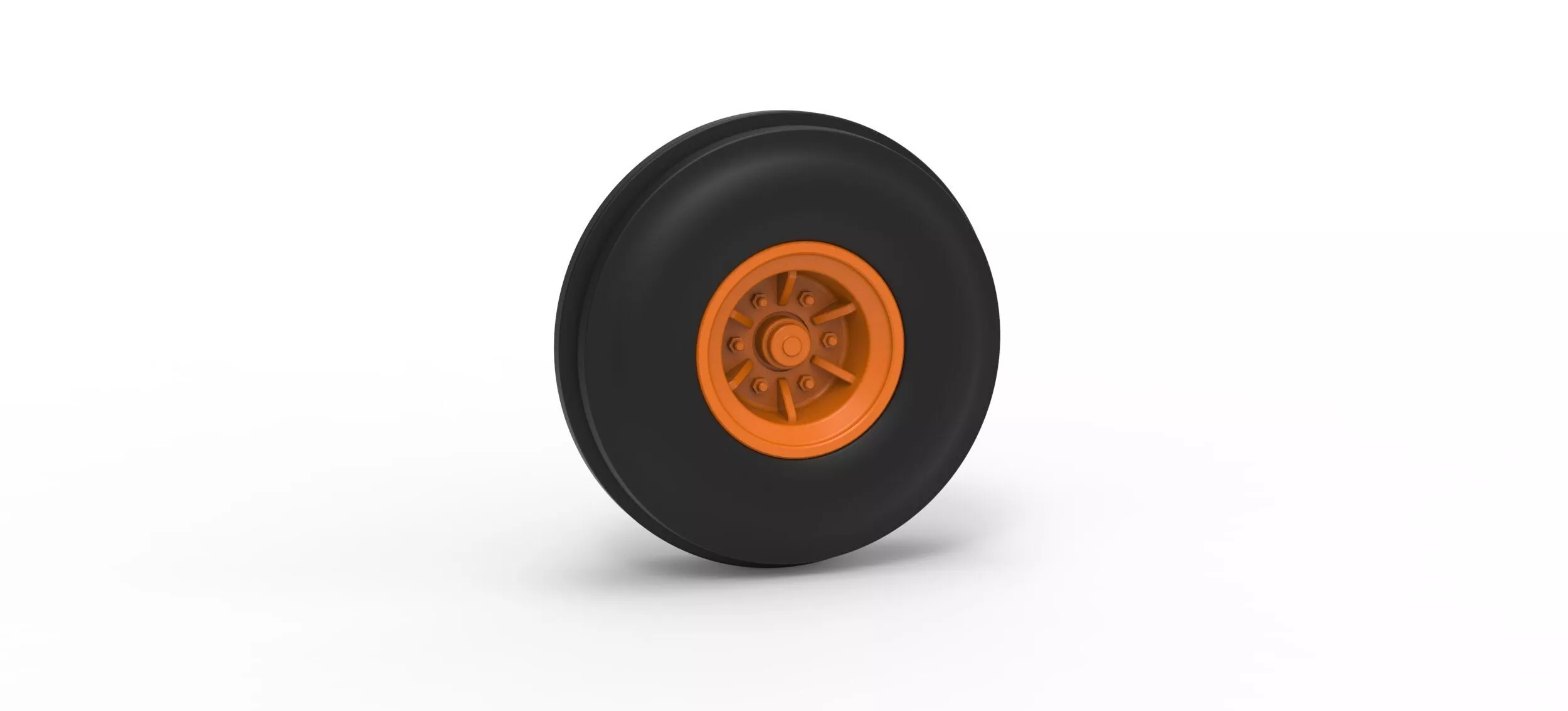 Rear wheel of Racing Combine Harvester Version 2 Scale 1 to 25 3D print model