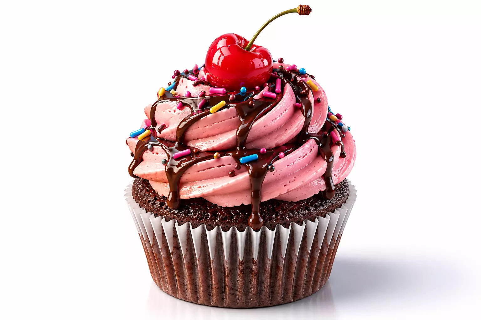 Cupcake Sweet Dessert Bakery 3D model