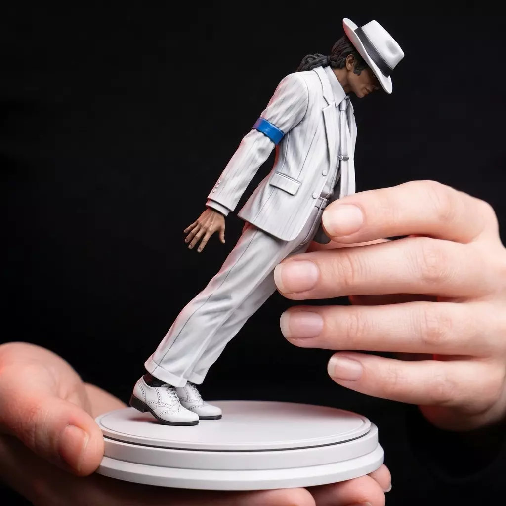 King of Pop NO MJ- Smooth Criminal Leaning STL 3D print model