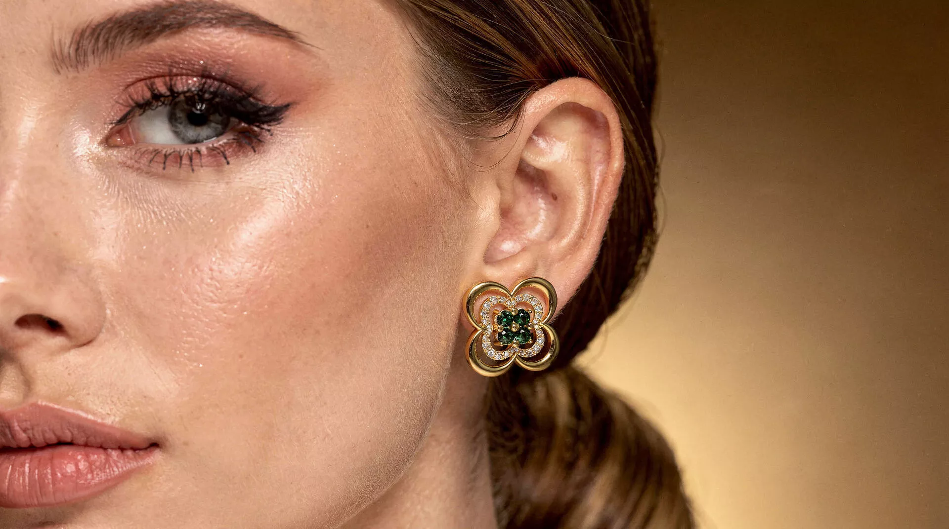 Lovely flower earings 3D print model