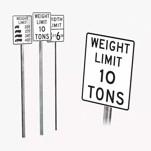 Road Signs - Weight Limit