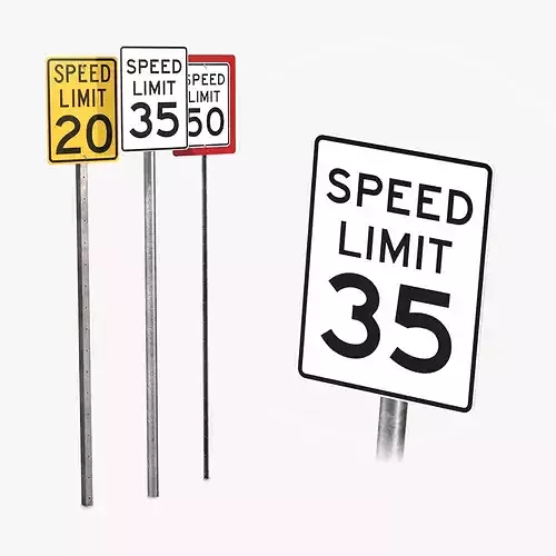 Road Signs - Regulatory Speed Limits