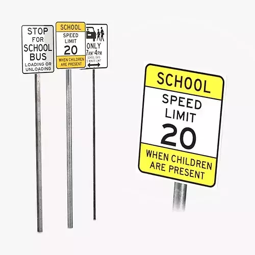 Road Signs - Regulatory School Zone