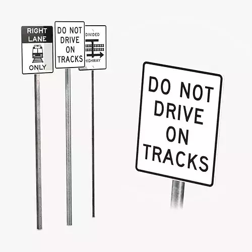 Road Signs - Regulatory Railroad And Light Rail Transit