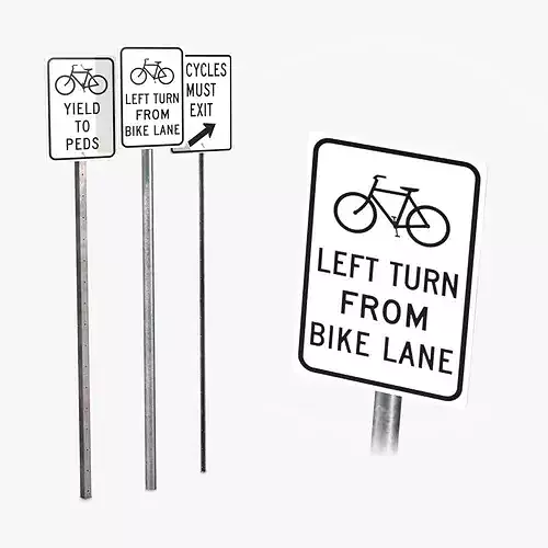 Road Signs - Regulatory Bicycle Facilities