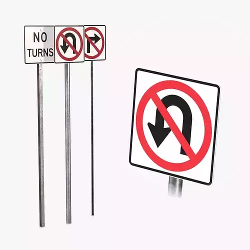 Road Signs - Turn Restrictions
