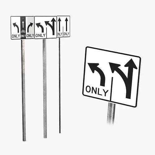 Road Signs - Lane Use Control