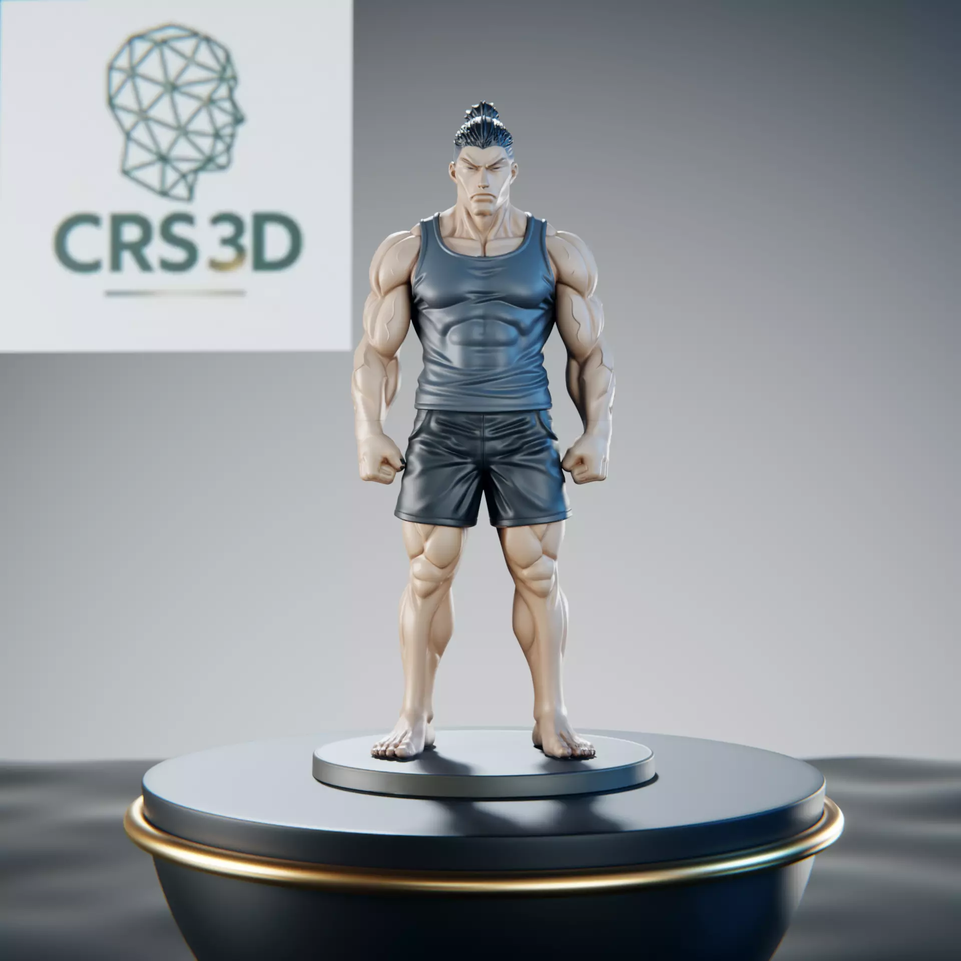 Akoya Seishu Kengan Ashura Statue - Executioner of Justice 3D print model