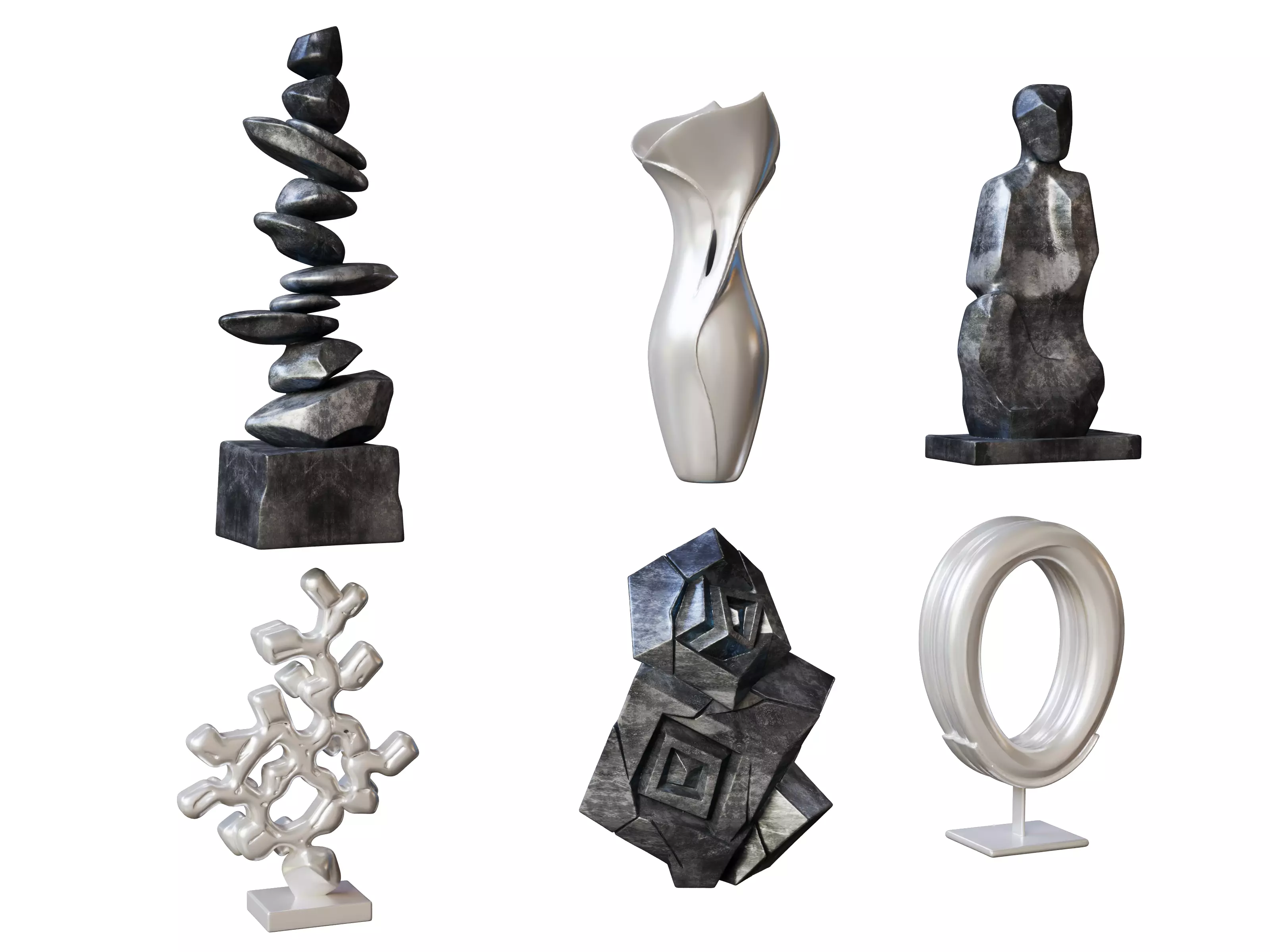 Abstract sculpture03 3D model