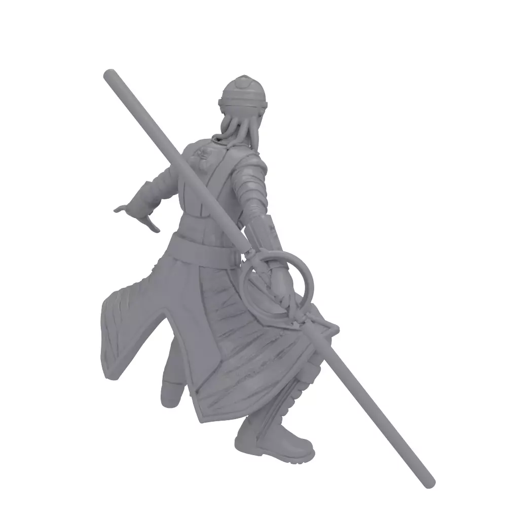 Rakish Inquisitor 3D Print STL Miniature RPG 3D print model