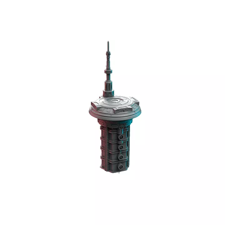 Tower Oceanicforge 3D Print STL Miniature RPG 3D print model