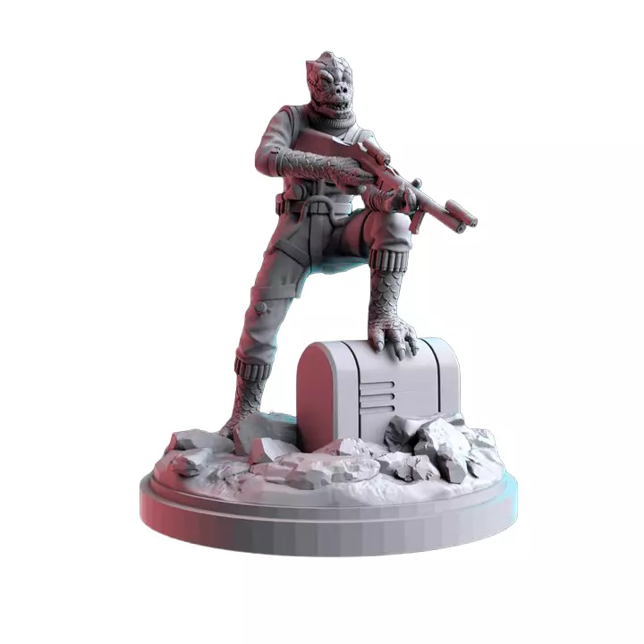 Scaled Space Shrek 3D Print STL Miniature RPG 3D print model
