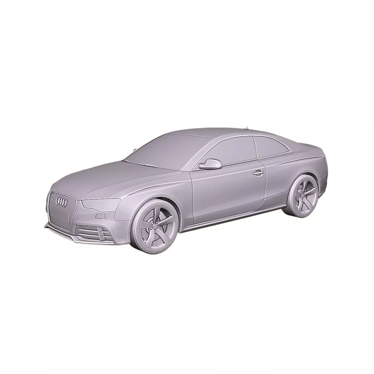 Audi RS5 Car Detailed Luxury Sports 3D Print Model 3D print model
