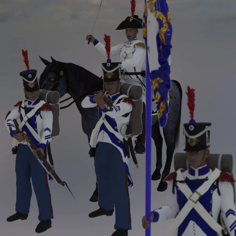 Westphalian Infantry 3D model