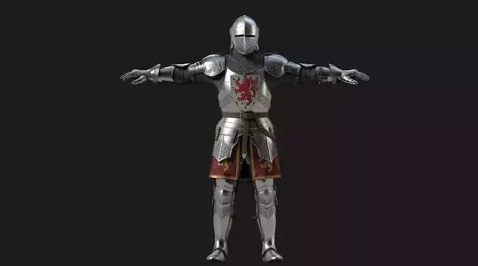 Imperial Paladin Warrior  Rigged