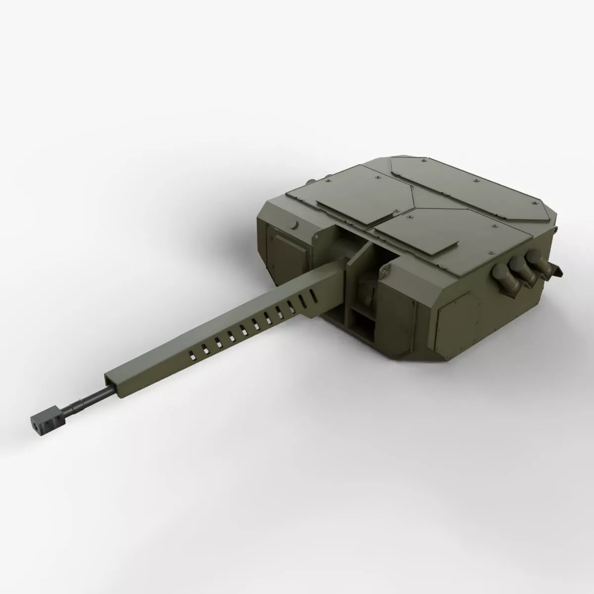 Turret 32V01 --113-- Low-poly 3D model