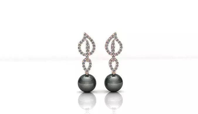 pearl high jewelry earring