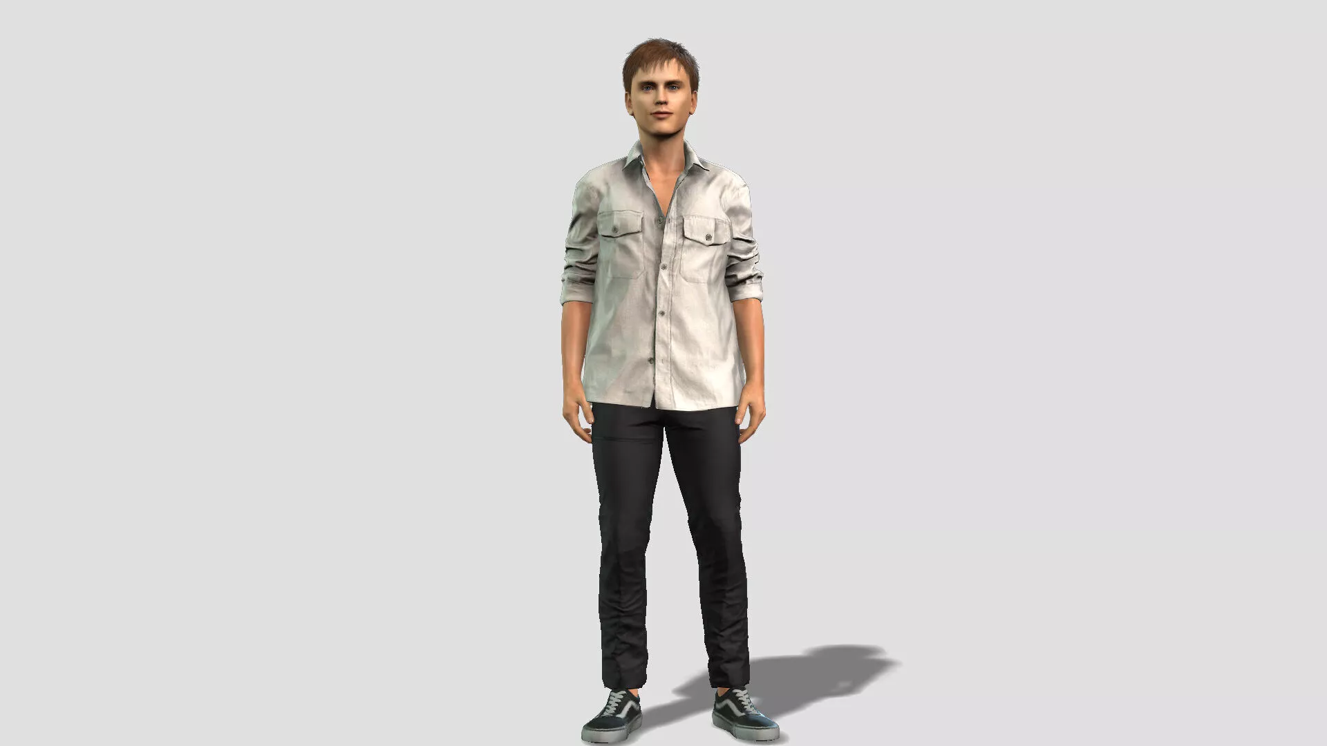 Game Ready Male Character 3D model