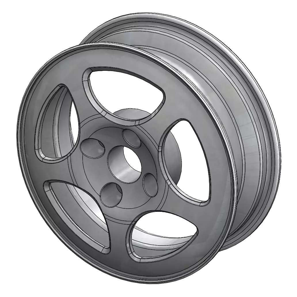 Car Rim - Model 1 3D print model