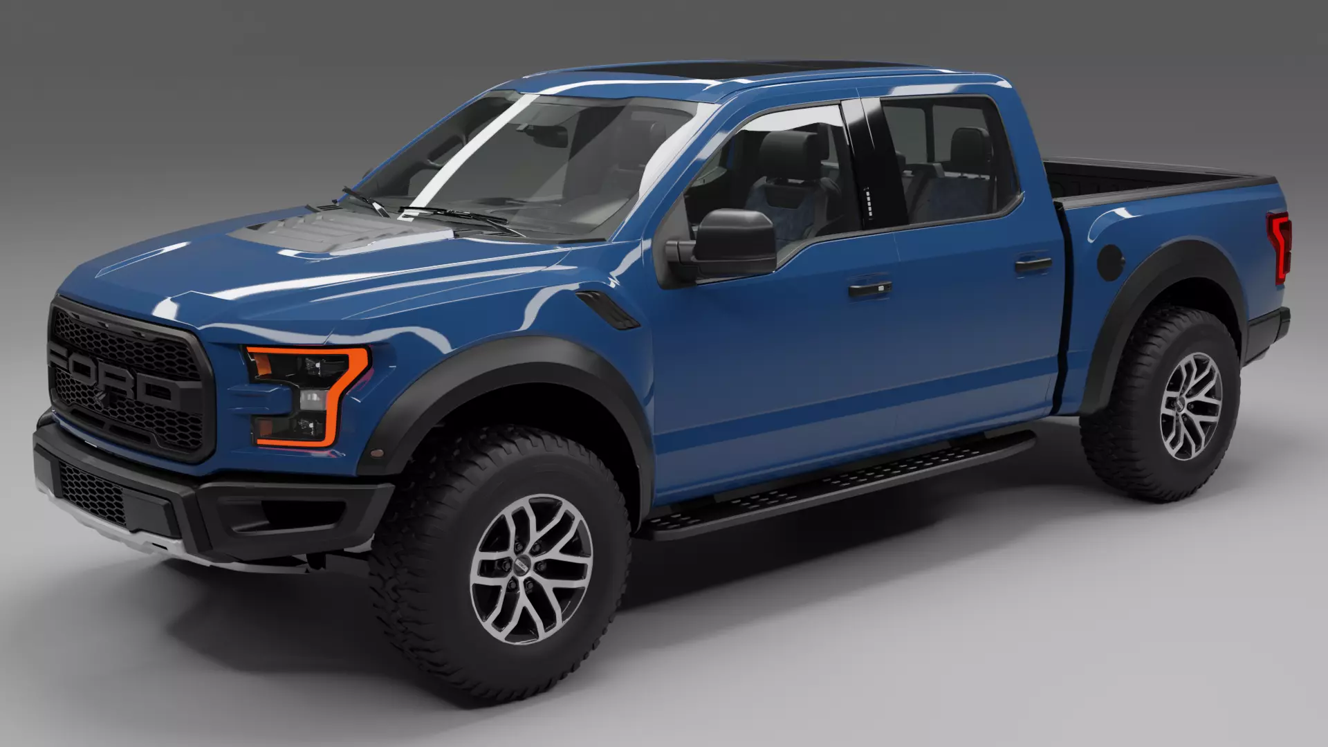 ford raptor f150 2019 3D model