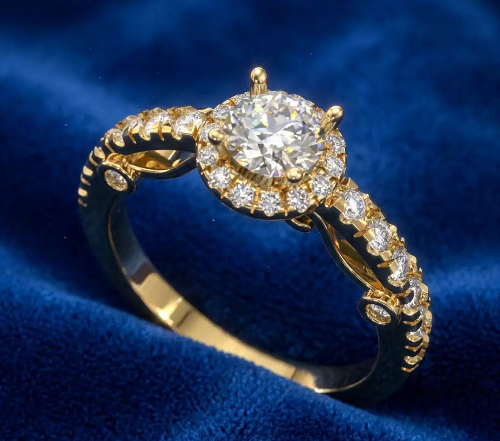 Aurora Luxe Ring 3D print model