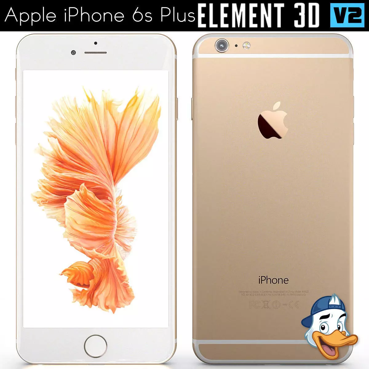 Apple iPhone 6S Plus for Element 3D 3D model_0