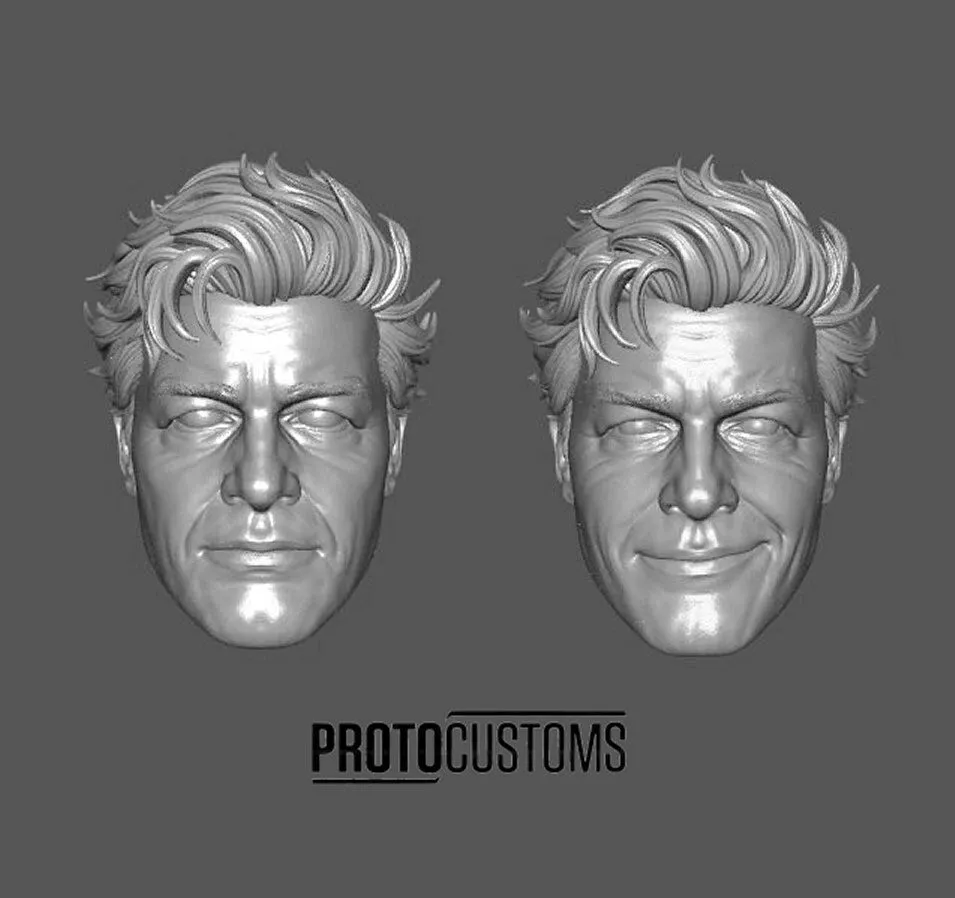 DC LANTERNS HAL JORDAN KYLE CHANDLER HEADSCULPT 2-PACK 3D print model