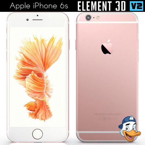 Apple iPhone 6S for Element 3D 3D model
