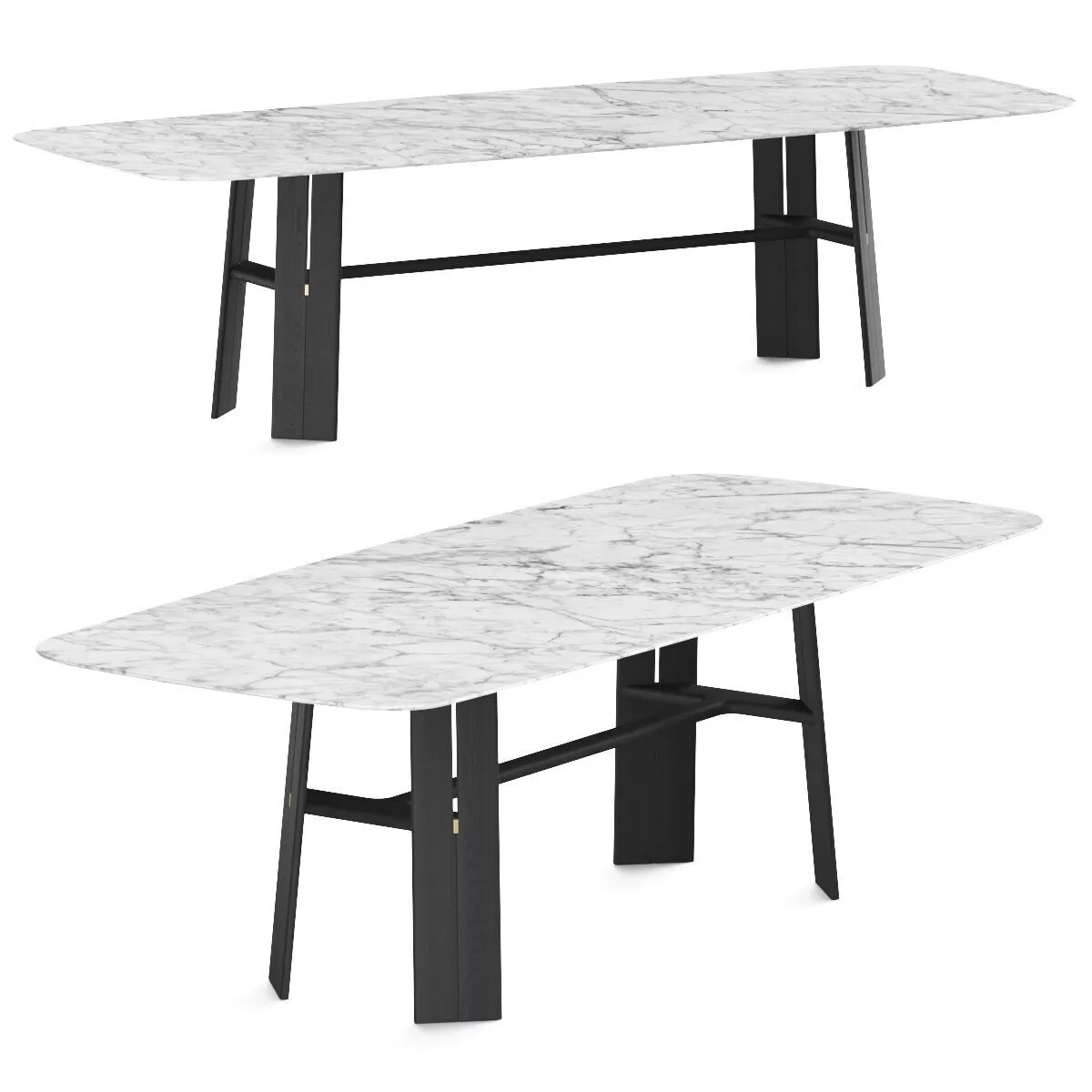 Duo Dining Table 3D model