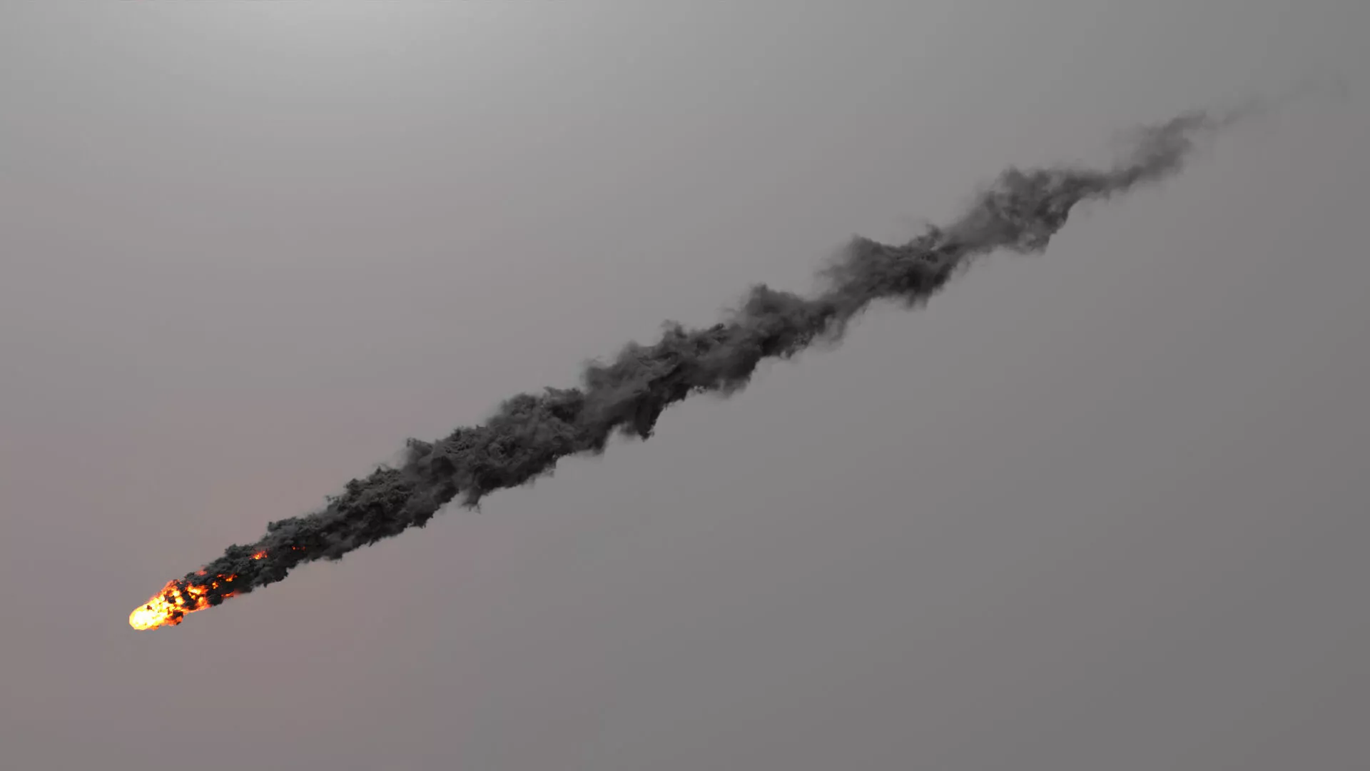Meteor Trail VDB For Blender 3D model