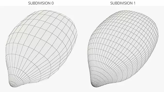 Corn Seed Kernel Food Single 3D model 7