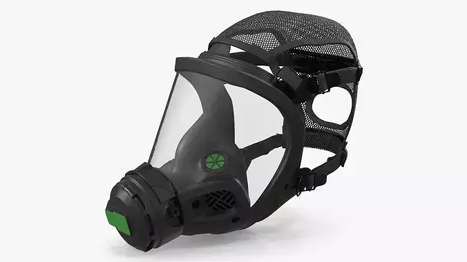 AVON FM53 Gas Mask Respirator Helmet 3D model | CGTrader
