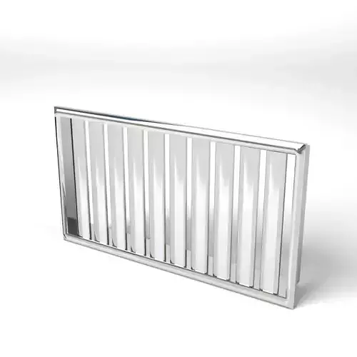 Simple metal air vent