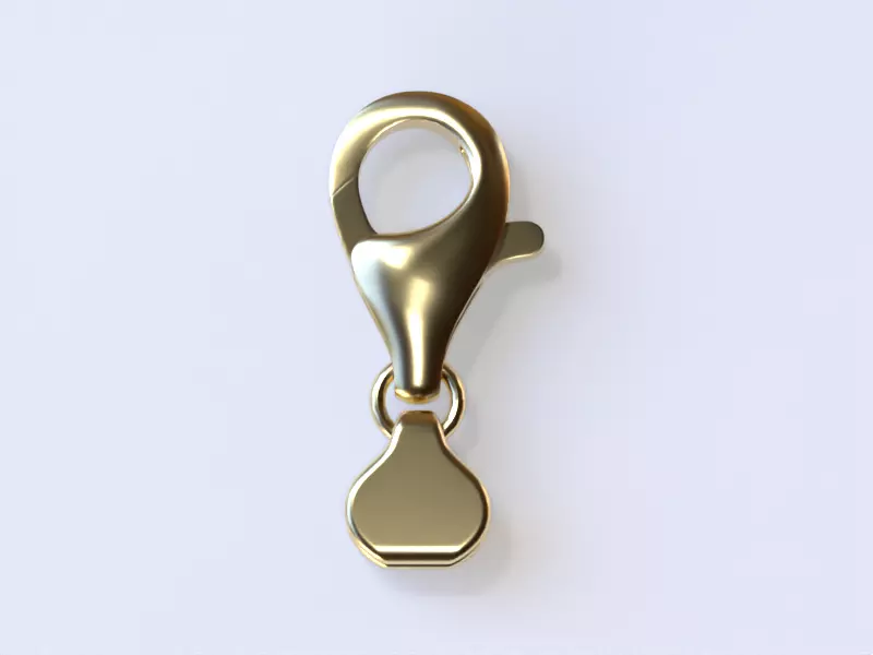 12mm Lobster Clasp Lock 3D print model