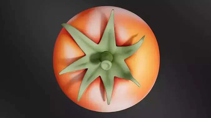 Food VegetablesTomato 3D print model 6